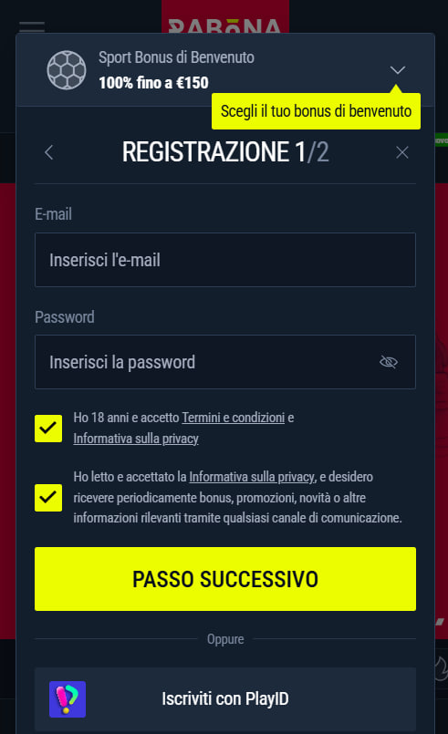 Funzionalità App